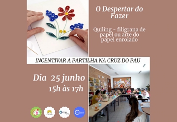 Oficina Quilling - Filigrana de Papel ou Arte do Papel Enrolado