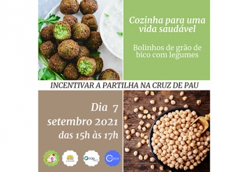 Cozinhar Mais Dá Saúde (bolinhos de Grão de Bico)