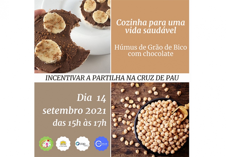 Cozinhar Mais Dá Saúde (Húmus de Grão de Bico)