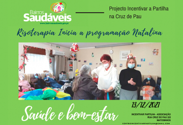 Risoterapia inicia o nosso programa de Natal 
